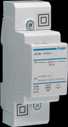 ST301 Doorbell transformer, 230 V/8 V and 12 V 4 VA 2PLE