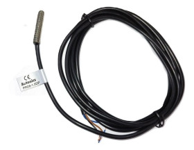 Czujnik indukcyjny cylindryczny M8 z przewodem 2m Sn=1,5mm 10-30VDC PNP NO LED IP67 PR08-1.5DP