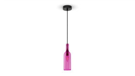 Lampa Wisząca Vt-7558 E14 Max. 60W Butelka Różowa 3774