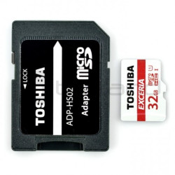 Karta pamięci Toshiba Exceria microSD 32GB 90MB/s UHS-I klasa 10 z adapterem