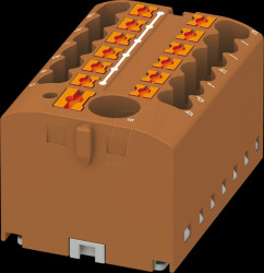 3273362 PTFIX 12x2.5 distributor block, brown