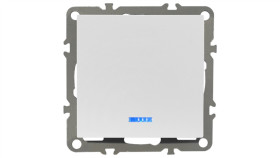 Quadra Włącznik Wyłacznik Schodowy Podświetlany W1