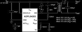 40V Micropower No-Opto Isolated Flyback Converter with 60V/3.4A Switch