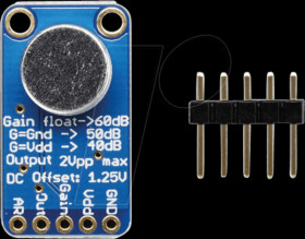 1713 Developer Boards - Microphone Amplifier, MAX9814