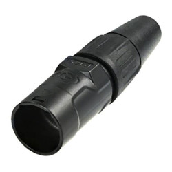 Rean RE8MY-1-B AV RJ45 Plug Protection Black-Chrome Housing 1pc