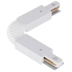 Łącznik elastyczny do szyny, giętki SEVA Flex Connector White biały EDO777425 EDO