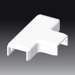 Pokrywa odgałęźna bezhalogenowa dla kanałów LHD 20X10HF biała 8924HF_HB