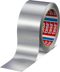 Adhesive tape, 50 x 0.065 mm, aluminum foil, silver, 50 m, 60630-00002-00
