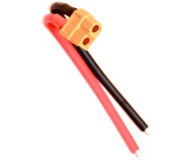 GNIAZDO XT60 ZENSKIE Z PRZEWODEM 10CM