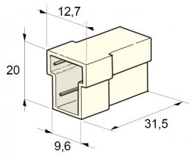 KOSTKA 44.10190 2X GN.WIEKSZE