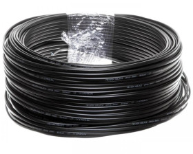 Przewód płaski H03VVH2-F (OMYp) 2x1,5 czarny /25m/