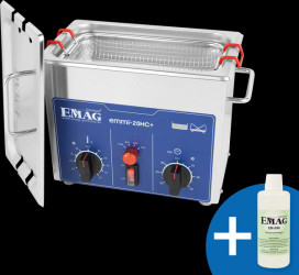 18046 Ultrasonic cleaner, 2 l, 120 W, with heater, stainless steel