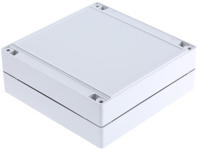 Obudowa ABS szerokość zew. 160 mm długość zew. 160 mm wys. zew. 60 mm OKW IP66 Szary