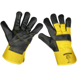 Worksafe SSP13 Rigger&#x27;s Gloves Hide Palm Pair