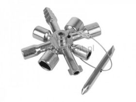 Zestaw kluczy do szafek elektrycznych, gaz.10w1