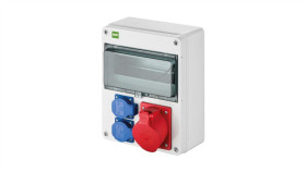 Rozdzielnica Budowlana Rs-10 10-Mod. 2X2p+Z, 32A/5P, Ip54 Bez Zabezpieczeń...