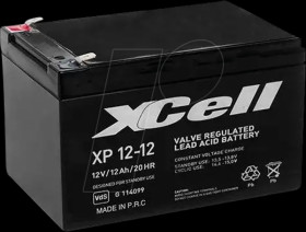 XP12-12 AGM battery, 12 V, 12 Ah