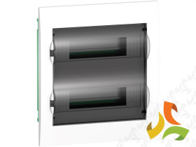 Rozdzielnica podtynkowa 24 modułowa 2x12M drzwi transparentne IP40 EZ9E-2-12-PT-T EASY9 EZ12S2F SCHNEIDER ELECTRIC