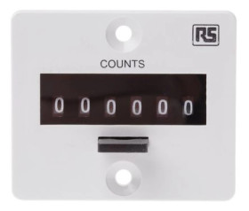 Licznik impulsów Cyfrowe 6-cyfrowy 24 V DC RS PRO
