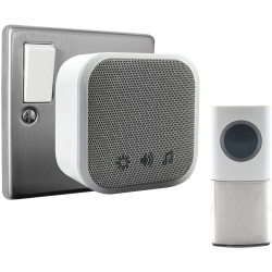 Uni-Com 98477GB &#x2B; W96001 Plug-in Door Chime, White