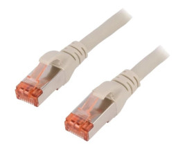 DK-1644-300 Patch cord S/FTP 6 linka Cu LSZH szary 30m 27AWG
