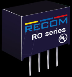 10003342 DC/DC converter 1 W, 5 Vin, single, 5 Vout, 200 mA, SIL-4