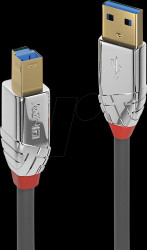 36660 USB 3.0 cable, A connector to B connector, 0.5 m