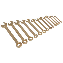 Sealey NS001 Combination Spanner Set 13pc 8-32mm Non-Sparking