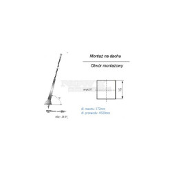Antena samochodowa ASp-36.01