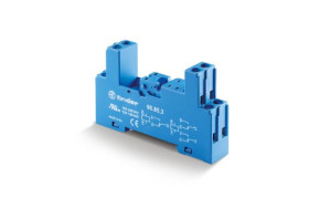 Gniazdo przekaźnika do: Przekaźnik serii 40.51, 40.52, 40.61, 40.62 Finder 95 Series