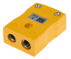 Złącze termoparowe Złącze termoparowe RS PRO do Termopara typu K Standardowy