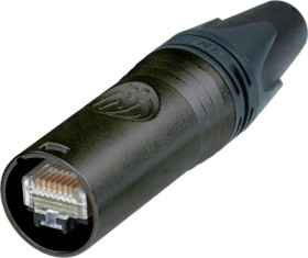 Plug, RJ45, 8 pole, Cat 6A, IDC connection, cable assembly, NE8MX6-B-T