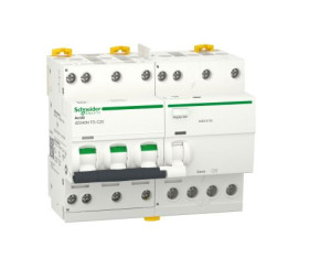 Wyłącznik różnicowoprądowy z członem nadprądowym RCBO, Typ C, 3P+N, 20A, 30mA, Schneider Electric, Acti9 iDD40N