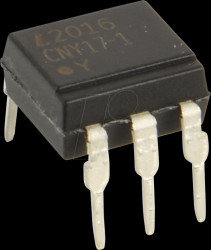 CNY17-1 Optocouplers, 5 kV, 70 V, 60 mA, 40-80%, DIP-6
