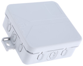 Puszka elektroinstalacyjna ścienna Polipropylen 85 x 85 x 37mm Szary IP20 liczba otworów 12 Günther Spelsberg