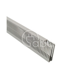 Korytko kablowe cienkogrzebieniowe T1-EF, 25x100x2000 mm, szare, B01148