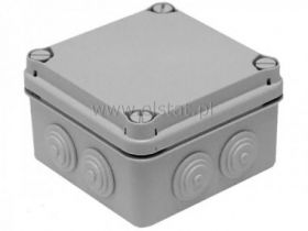 Puszka n/t hermet. 108x108x64 7xM25 z/dł IP66