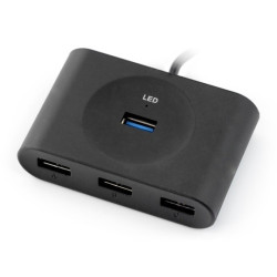 PiHut HUB USB 2.0 aktywny hub 4-portowy dedykowany do Raspberry Pi
