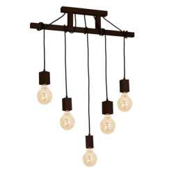 Lampa Wisząca JACK 5xE27 Orzech MLP4361 Milagro