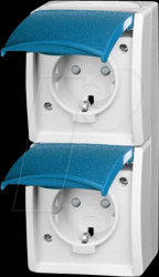 20-02 EBW-53 Earthed contact outlet with increased protection against contact