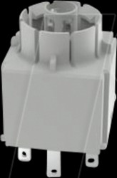 1.71.212.001/0000 RAFIX 16, lampholder W2 x 4.6d, plug-in connection, for W 2 x 4.