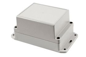 Obudowa ogólnego użytku Poliwęglan szerokość zew. 85 mm długość zew. 125 mm wys. zew. 70 mm Hammond IP65 Jasnoszary