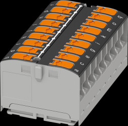 1019581 PTVFIX 18X2.5 distributor block, black