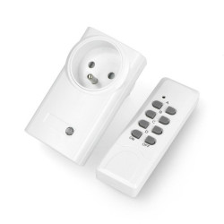 Gniazdo sieciowe 1000W sterowane pilotem - 1szt.