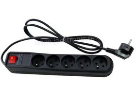 LISTWA ARC-5 1,5m CZARNA ZASILAJĄCA.