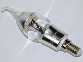 Żarówka LED Iddi S E14 4,6W WW srebrna