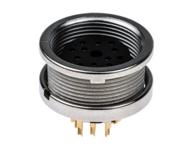 Gniazdo Din 12 -pinowe Żeński Montaż na panelu M16 60 V AC