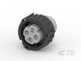 Akcesorium do złącza motoryzacyjnego TE Connectivity 2-967 Żeński Obudowa do zacisków żeńskich Okrągłe obudowy DIN