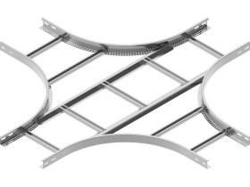 Czwórnik drabinki CZDC600H50 N grubość blachy 2,0mm 457560 BAKS