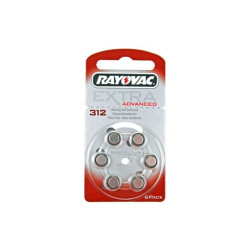 Bateria AE312 Rayovac PR312H Do aparatów słuchowych